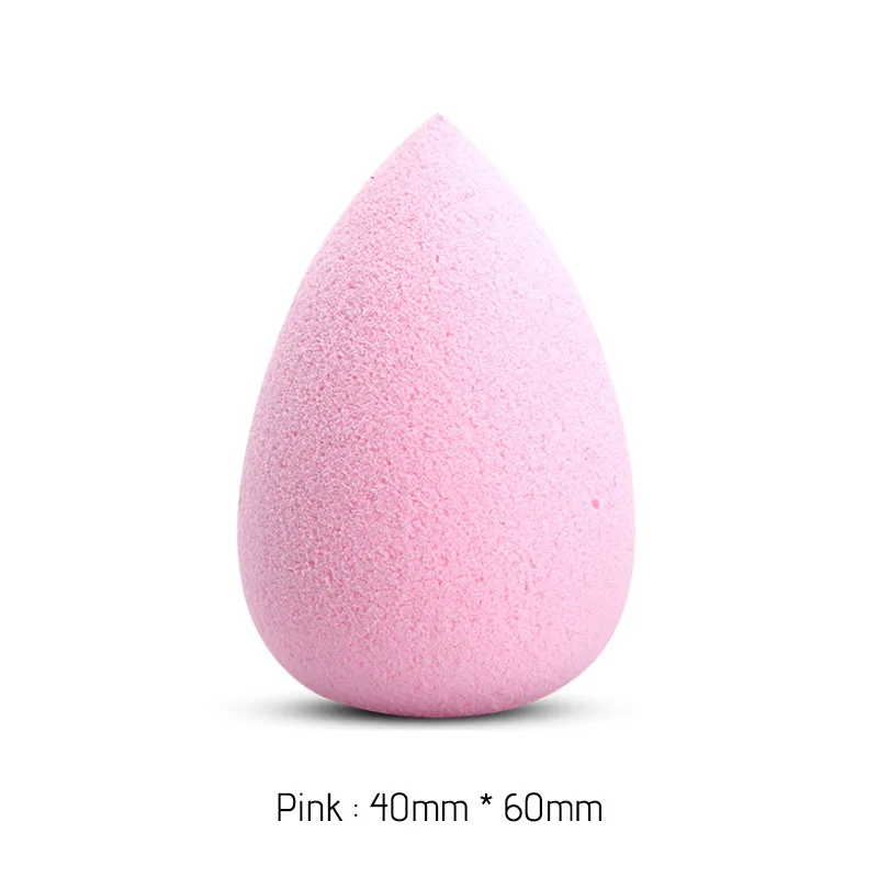 07 Pink 40x60 BIOAUNT, 5 цветов, высокое качество, основа для лица, мини-спонж, пудра, пуховка в форме капли, косметическая пуховка, умные, для женщин, красота, инструменты для макияжа - Цвет: 07 Pink 40x60