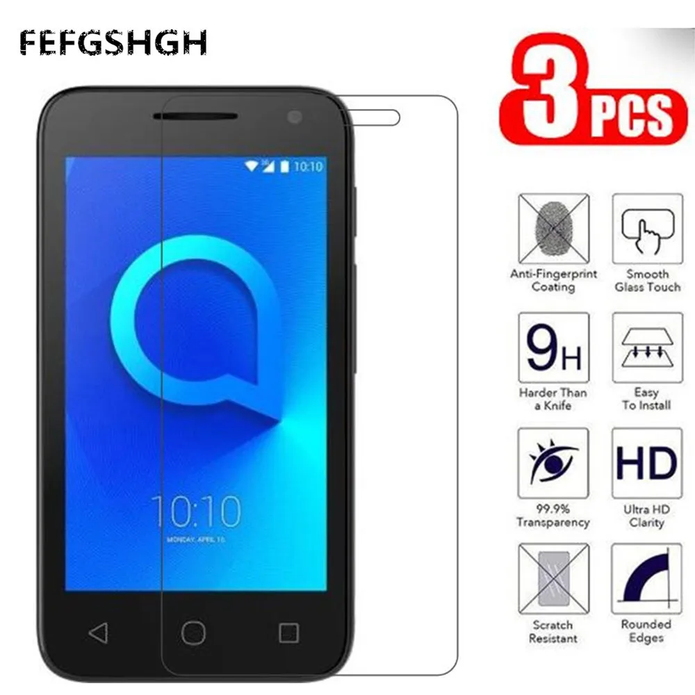 2.5D 9H закаленное стекло для Alcatel 1E Защитное экрана U3 2018 защитная пленка