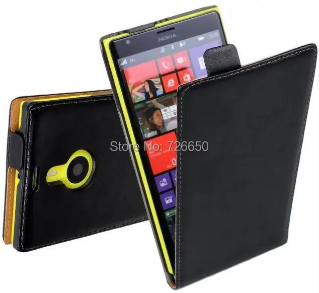 Чехол из натуральной кожи для Nokia Lumia 1520 Вертикальный кожаный чехол-книжка |