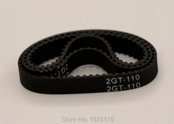 2pcs GT2 110 belt closed loop rubber 2GT-110-6 timing Teeth 55 Length 110mm width 6mm for 3D printer | Обустройство дома