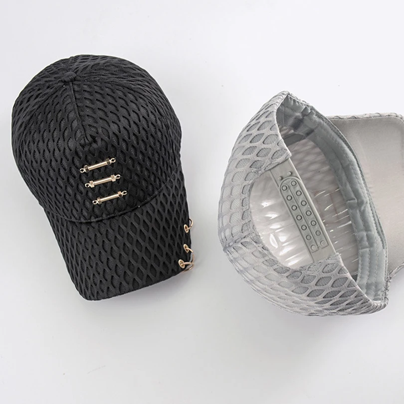 

dropshippingMen And Women Net Outdoor Holiday Sunshade Sun Hat Quick-dry Ventilation Baseball caps for Ladies Girls Female Boys