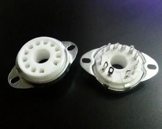 Керамическая трубка с цоколем 12-контактная фотовспышка для радио 9MN8/8AC9 50CA10 10 шт. |