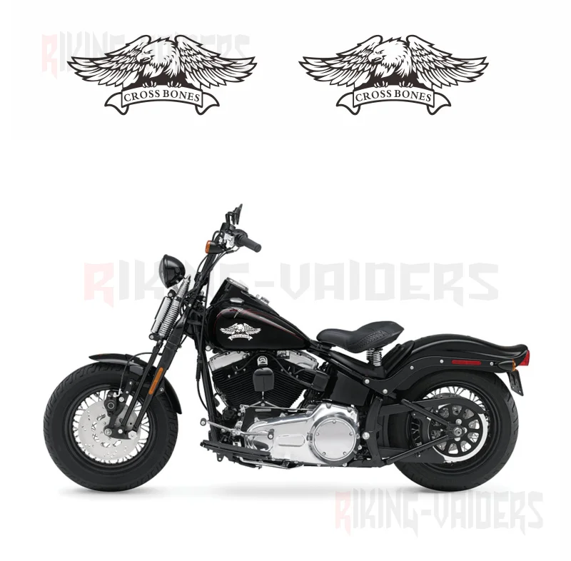 

Наклейки на топливный бак, виниловые наклейки для Harley Softail Cross Bones