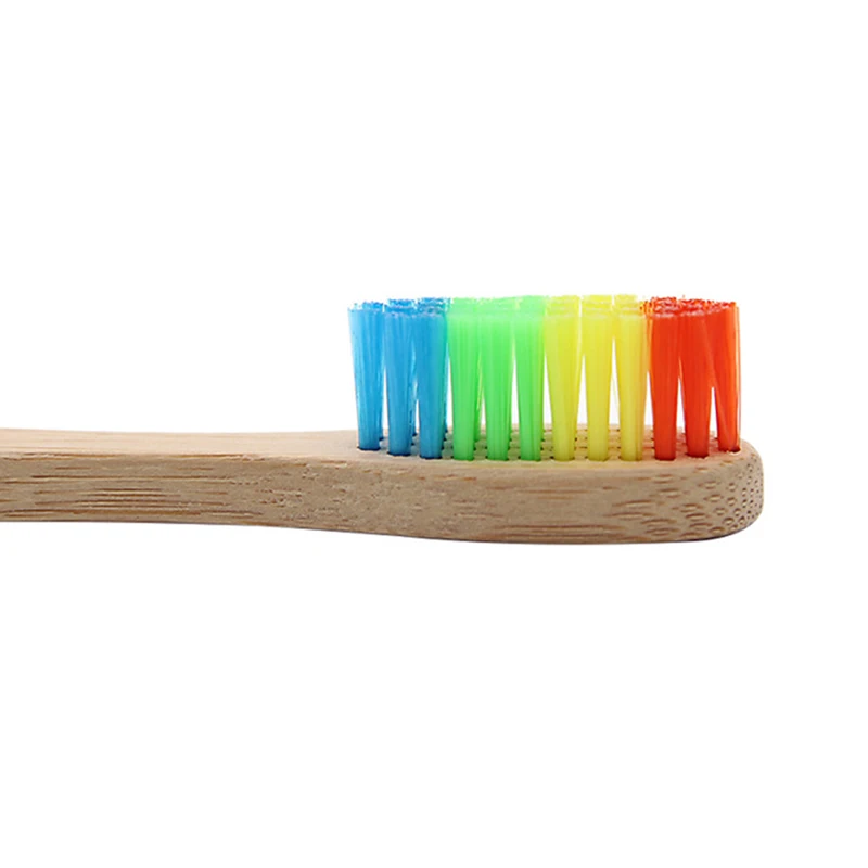 10 шт. разноцветные бамбуковые зубные щётки|Зубные щетки| |