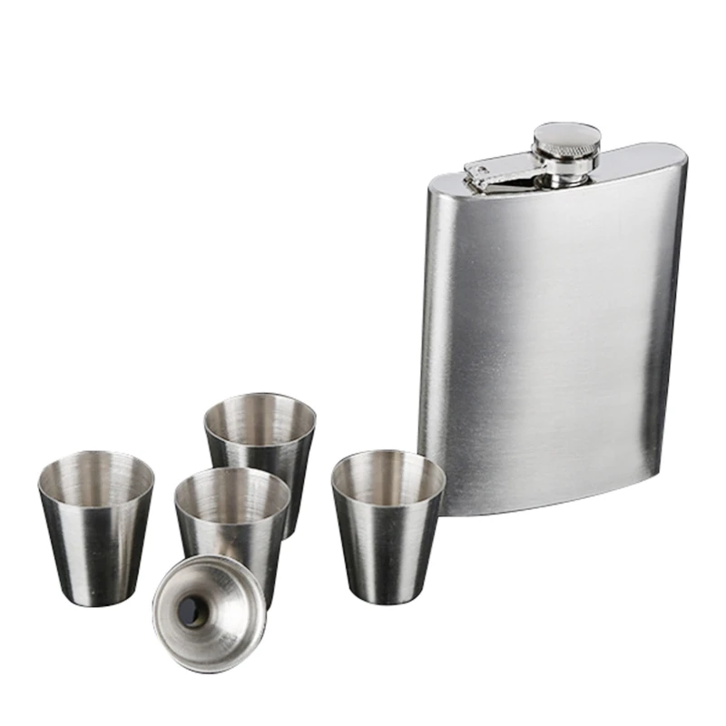 GVCD плоские кувшины из нержавеющей стали российские духи горшки портативные