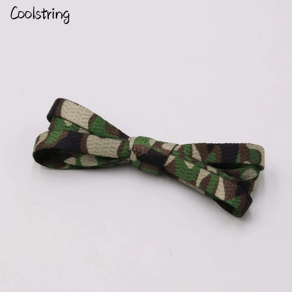 Coolstring Laces Manufacturers Digital Print Flat Camouflage Shoelaces Custom 60-180cm Camo Sports Bootlaces Printing 7mm Width image 6