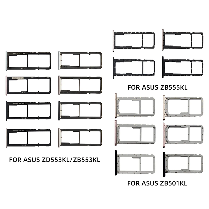 Новый лоток для SIM карты Netcosy запасные части слот держатель ASUS Zenfone ZB501KL ZB555KL