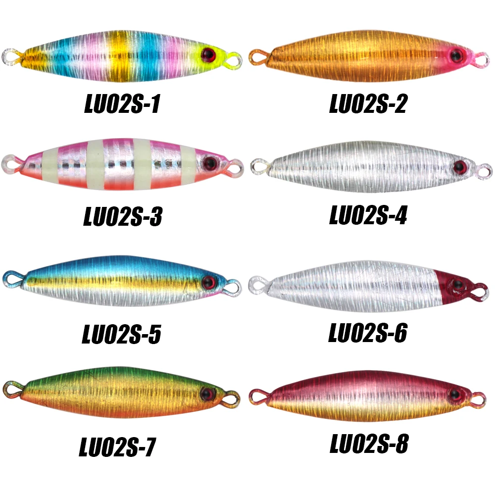 LUSHAZER Metal Spinner Jig Hard Bait 30g 40gSaltwater Jigging lead Fishing Lure Laser Body Sinking Crap Tackle fish | Спорт и