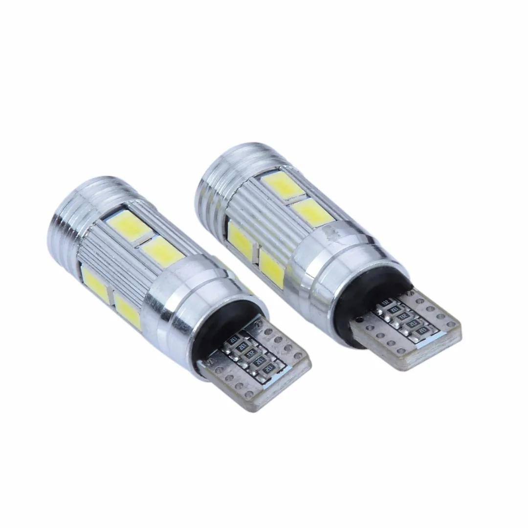 2X T10 автомобиля Ширина светильник лампочка W5W 5630 10 SMD СВЕТОДИОДНЫЙ Canbus Нет Ошибка