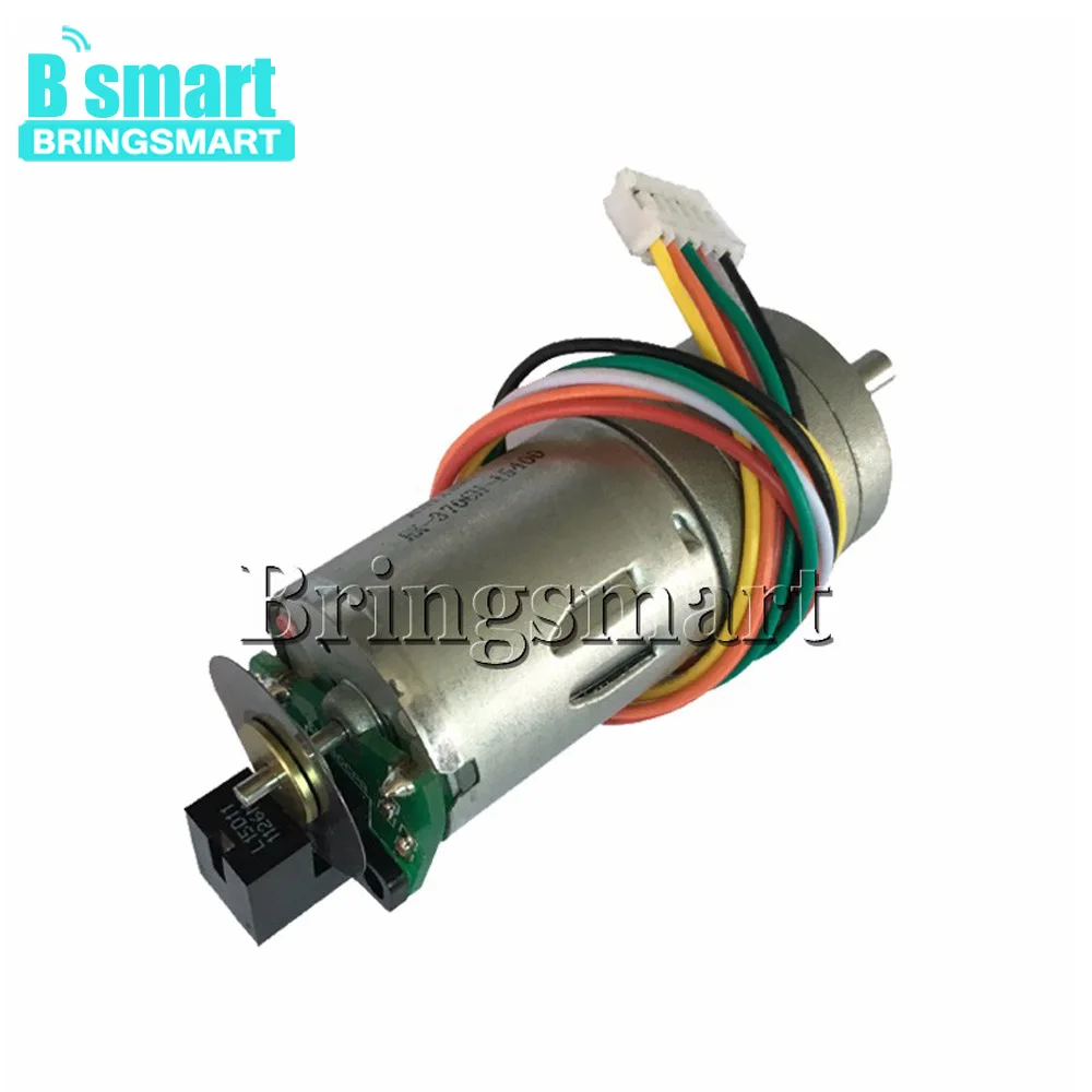 Фото Bringsmart GA25-371G 12В DC мотор-редуктор оптический кодер 6-24 В 8 6-977 об/мин мотор с кодером Bringsmart GA25-371G 12В DC мотор-редуктор оптический кодер 6-24 В 8 6-977 об/мин мотор с кодером