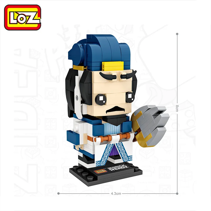 LOZ Super Heroes блок мини цифры головок кирпичи Чжу Geliang Сборка игрушки для детей