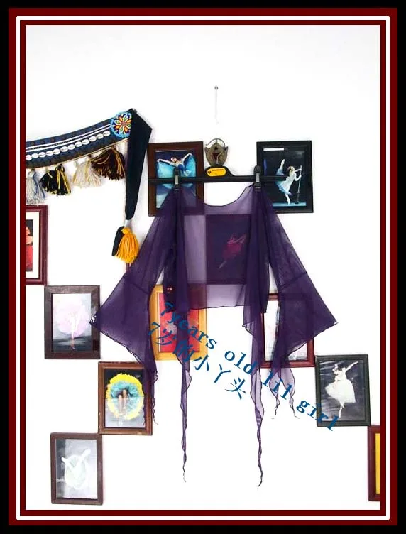 Топ для танца живота Прозрачная Тонкая расклешенная блузка 7 дюймов CF84