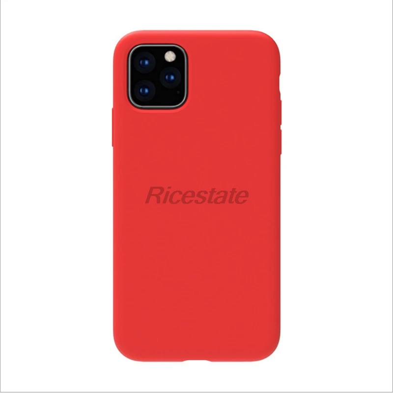 Матовый Силиконовый чехол карамельного цвета для iPhone 11Pro 11 Pro Max 12 mini MAX задняя