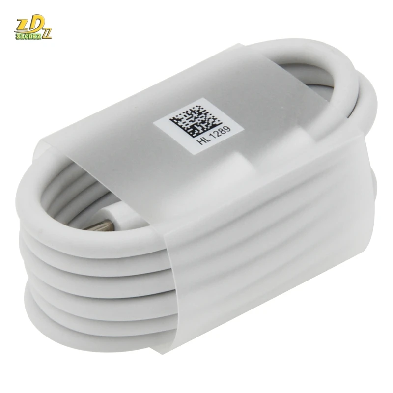 

300pcs/lot 1m Type C Super Charging Data Cable White Round Type-C Data Charger Cable for Samsung Sony Xiaomi