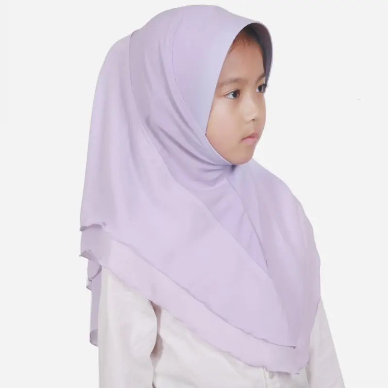 Высокое Качество Осень Зима Детские шарфы хиджабы тюрбан мусульманский хиджаб