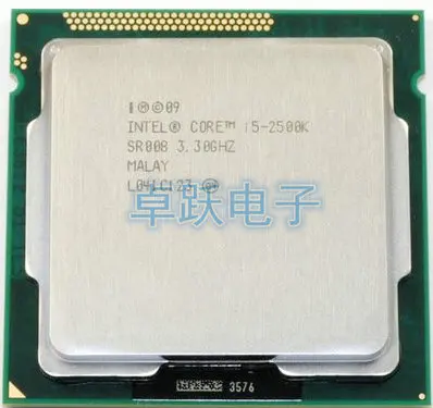 Бесплатная доставка оригинальный процессор Intel i5 2500K четырехъядерный 3 ГГц LGA 1155