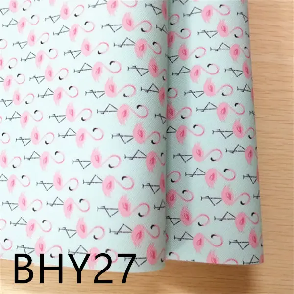 Бесплатная доставка 7 6*12 дюймов мультяшный принт синтетическая кожа ткань для DIY