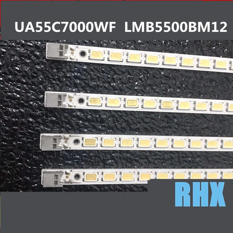 

2 шт./лот для подсветки ЖК-телевизора Samsung UA55C7000WF LMB5500BM12 1 шт. = 80 светодиодов 617 ММ