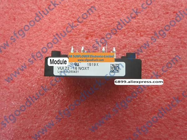 VUI72-16NOXT Стандартный выпрямительный модуль 3 ~ мост + тормозной блок 1600V 75A V1A-PAK Вес: 37