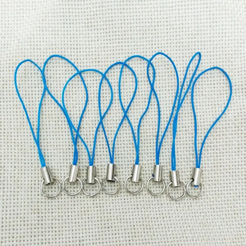 Легкий cyan мобильный чехол ремень Сплит кольцо прыжок кольца Лариат Шнур usb палка