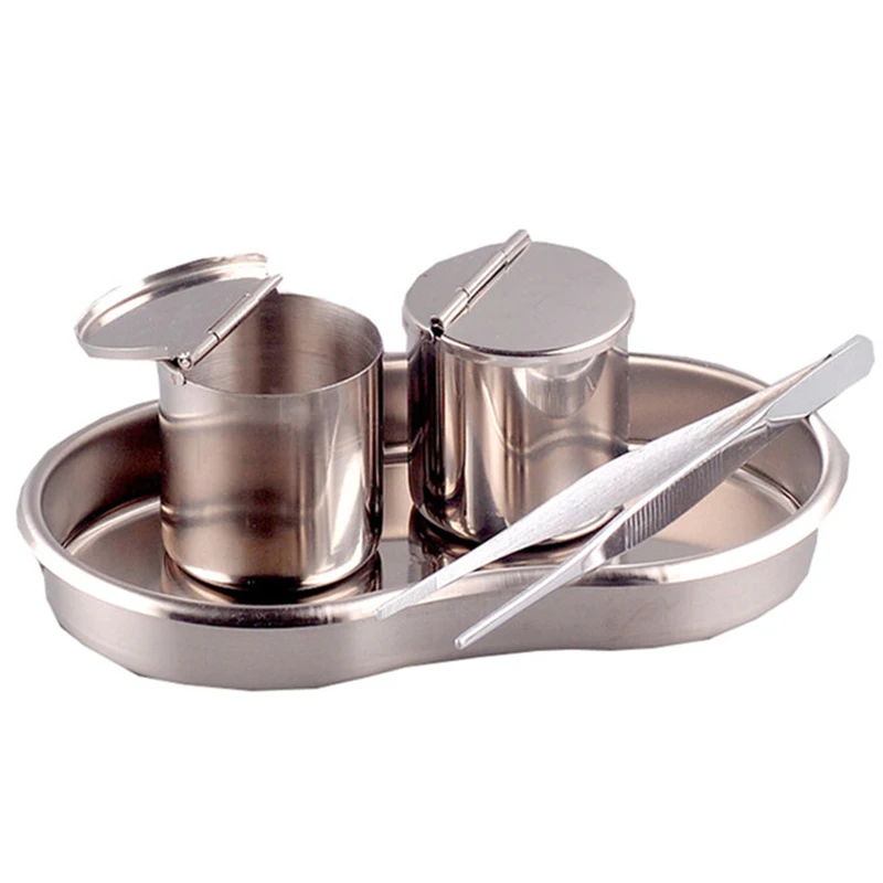 Принадлежности для татуировок 4 шт./набор 2 шт. медицинский резервуар дезинфекции