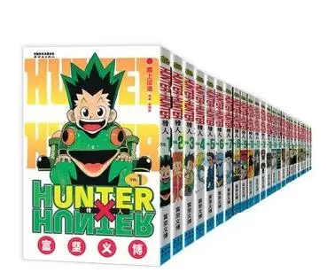 33 книжки HUNTER X Yoshihiro Togashi фантазия манга комикс Книжка Полный японский