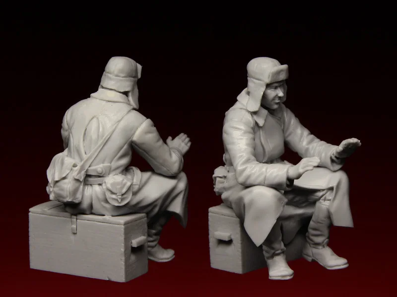 1/35 строительный комплект 134 русский солдат одна фигурка несобранный