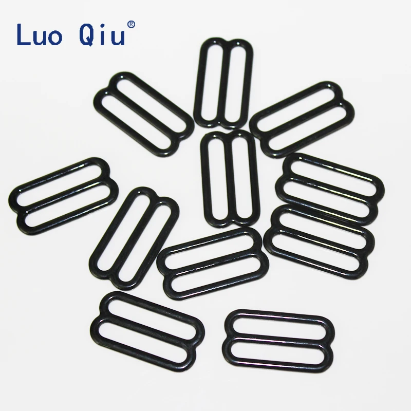 Черный бюстгальтер Luo Qiu (50 шт./лот) 8 нижнее белье металлическая и пластиковая