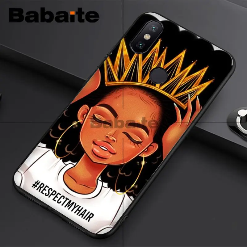 Высококачественный чехол для телефона Babaite 2bunz Melanin Poppin Aba redmi 5plus 5A 6pro 4X note5A note4x