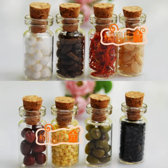 

G05-X4351 children baby gift Toy 1:12 Dollhouse mini Furniture Miniature rement Condiment bottles 4pcs