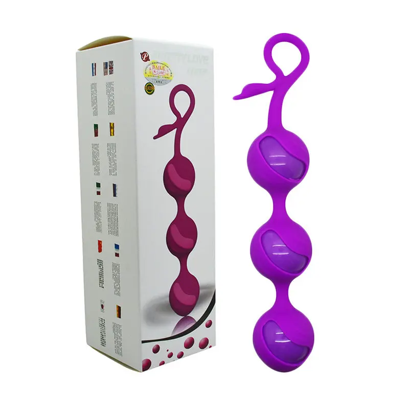 PrettyLove силиконовые прогрессивные Kegel гимнастика для мышц влагалища Ben Wa детские