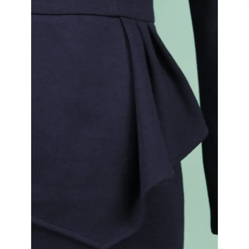 Женское винтажное облегающее платье элегантное офисное стильное шерстяное с