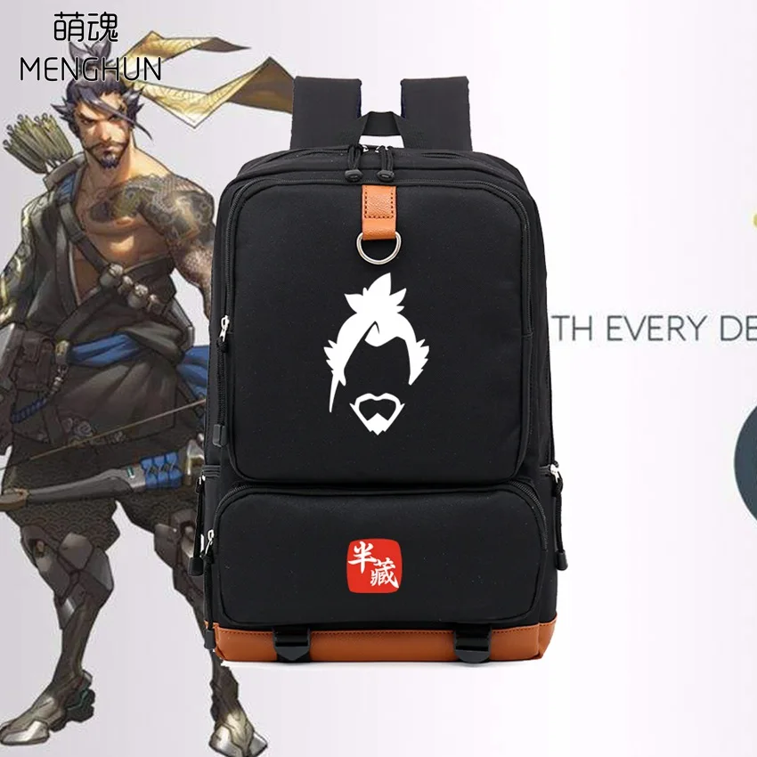 OW heroes симада хензо рюкзак рюкзаки подарок для фанатов игры бойфренда школьный NB245