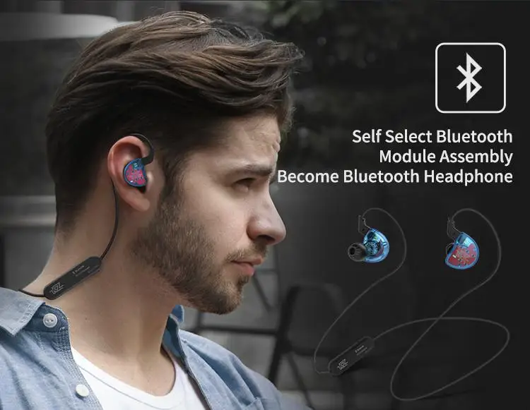 Kuulee новый стиль 4BA + 1DD динамические гибридные Беспроводные Наушники Hi-Fi Bluetooth