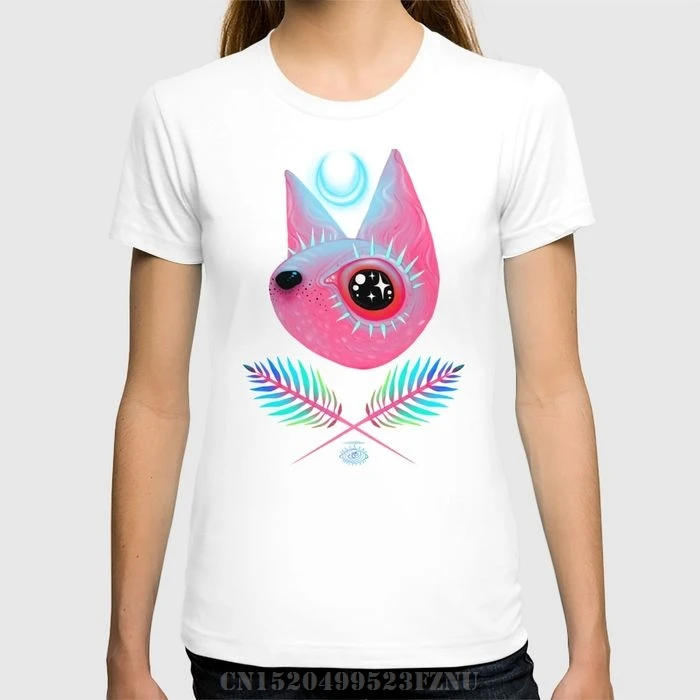 2018 Акция Женщины Футболка Щенок с коротким круглым вырезом и надписью