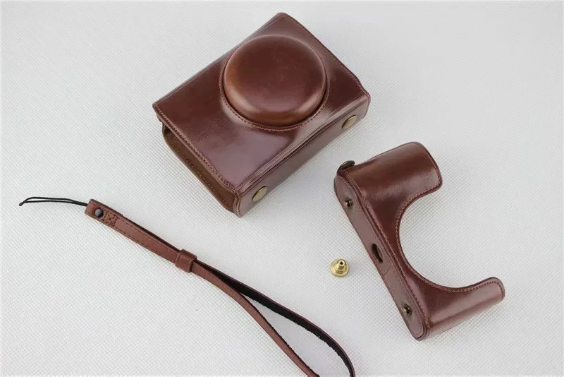 Роскошный чехол для камеры из искусственной кожи Fuji Fujifilm XF10 защитный чехол|Сумки