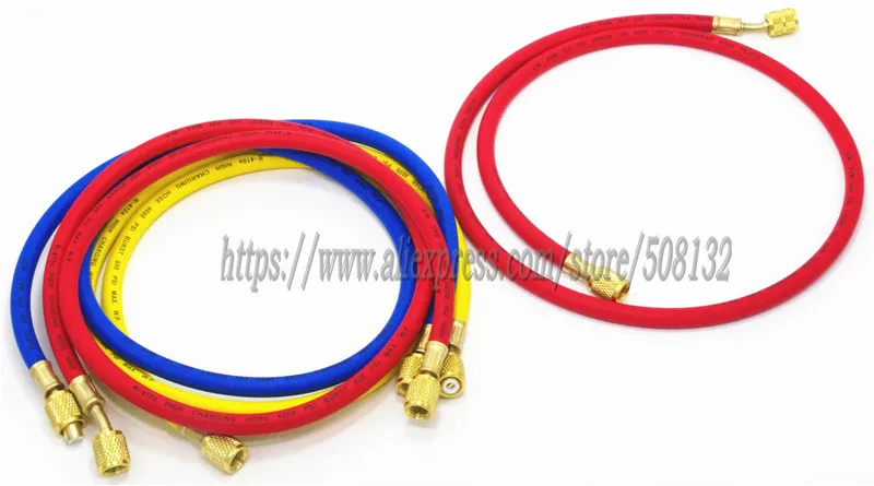 Charging Hoses X4pcs Цифровой манометр Testo 550 с Bluetooth APP 0563 1550, дополнительно: 550 м/Клещи/мягкий чехол/чехол для костюма/шланги - Цвет: Charging Hoses X4pcs