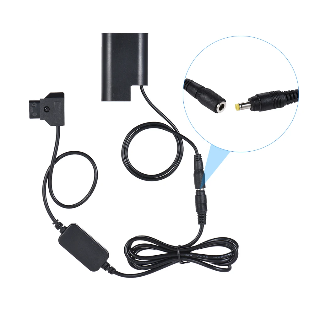 Andoer Dummy Battery Adapter for DMC-GH5 GH4 GH3 V-mount/Anton Bauer D-Tap to DMW-DCC12 DC Coupler Cable 2018 New | Электроника