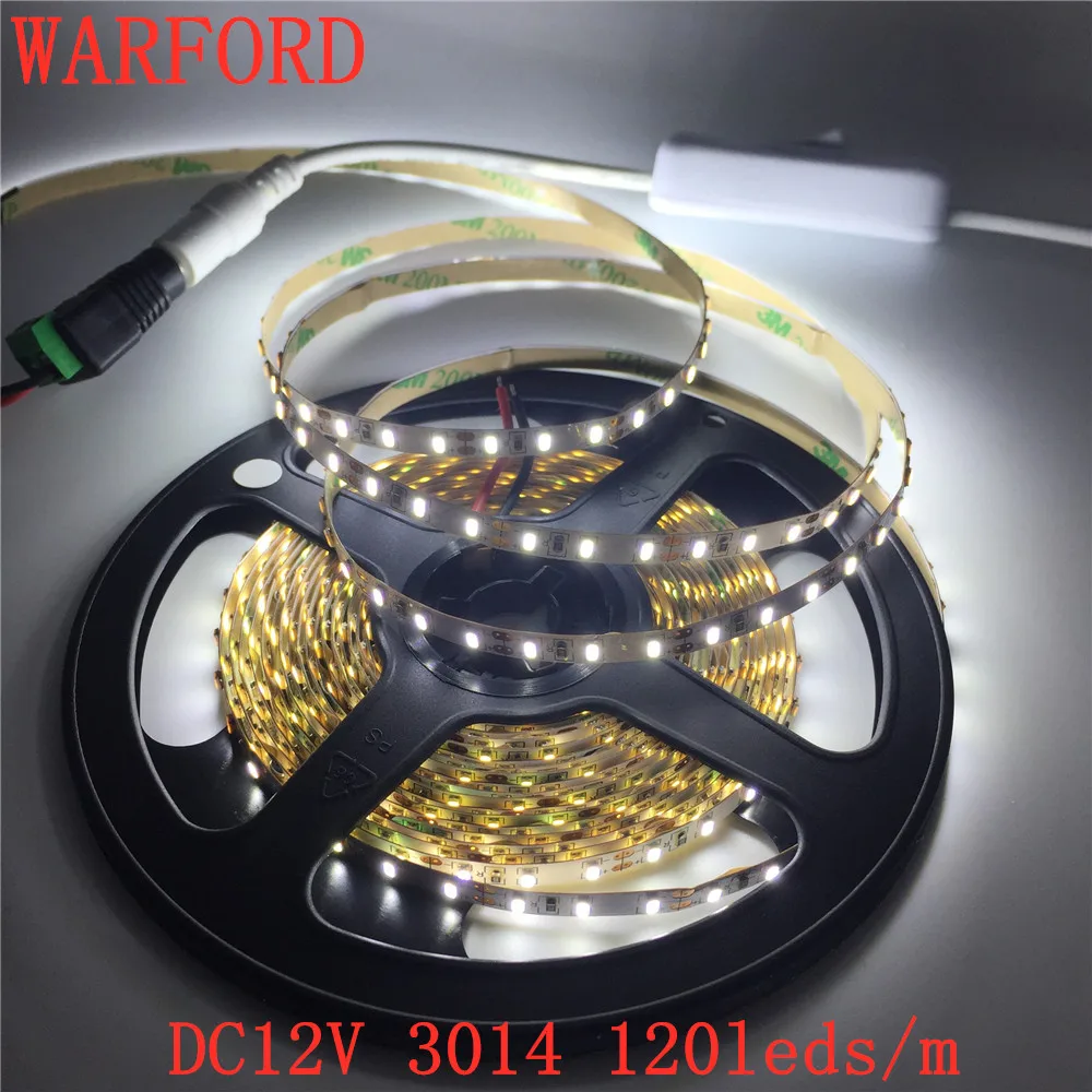 DC12V 3014 120leds/m 600leds IP30/IP65 Non-waterproof/Waterproof in Heat shrinkable tube White / warm white Red /blue Green | Освещение