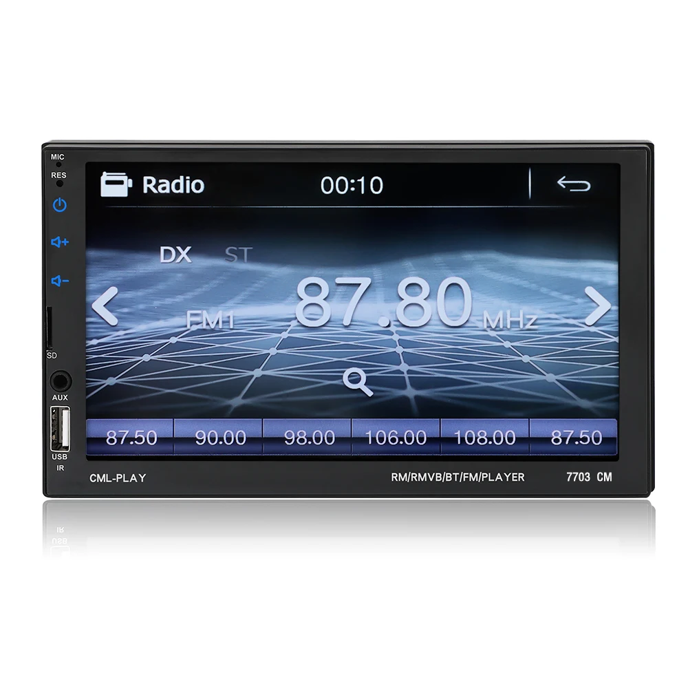 AMPrime 2 Дин Радио 7 ''сенсорный экран MP5 плеер Bluetooth USB AUX авто мультимедийный с Android