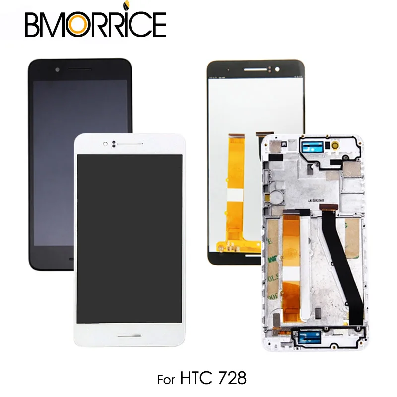 5 ''Оригинальный ЖК дисплей для HTC Desire 728 728G кодирующий преобразователь