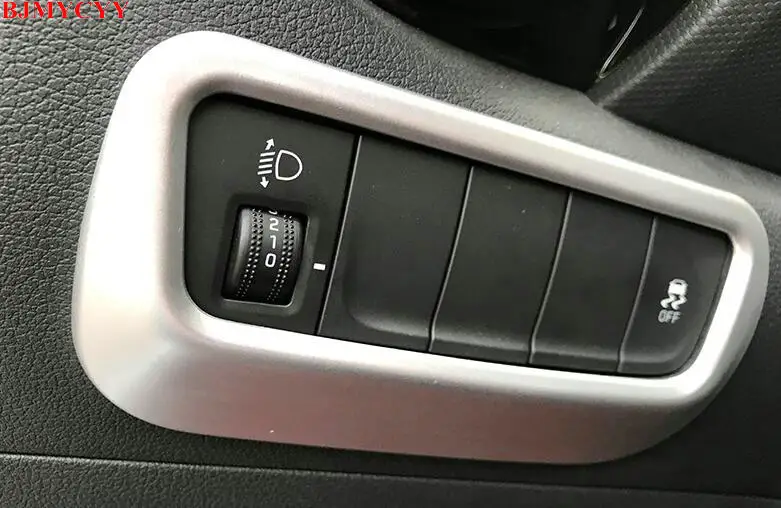 

BJMYCYY Car styling Car headlights adjust the decorative panel frame For Hyundai Kona Encino 2018 accessories