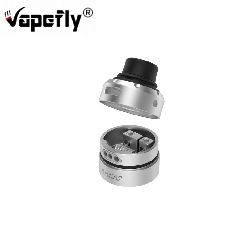 Vapefly Пикси RDA 22 мм одновитковая катушка нижней RSS Vape танк в виде змеи сборка 510 нить