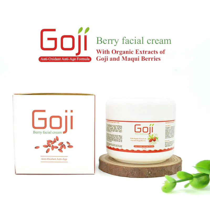 2 шт Goji ягодный крем для лица с гиалуроновой кислотой парабен Бесплатный аромат
