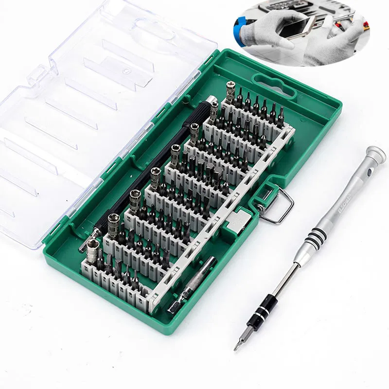 

60 In 1 Professional S2 Tool Steel Precision Screwdriver Nutdriver Bit Electronics Repair Tools Kit Sets For IPhone Tablet