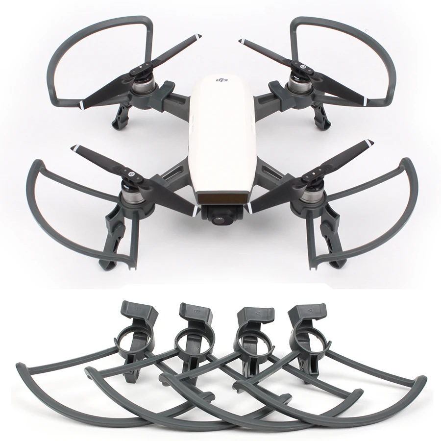 DJI spark drone Propeller Guards and Foldable Landing Gears Protector Kit for Drone Accessories | Электроника