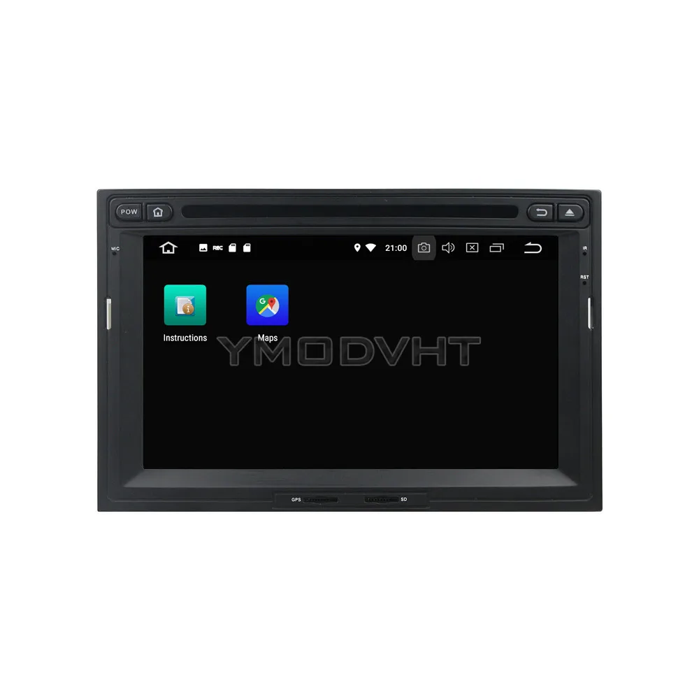 YMODVHT 7 дюймов Android 8 0 Восьмиядерный 4 ГБ Автомобильный DVD Радио Стерео GPS для Peugeot