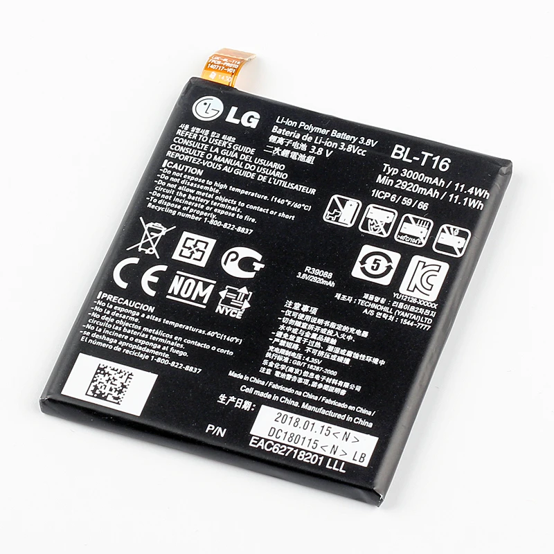 Оригинальный BL T16 телефон Батарея для мобильного телефона LG G Flex 2 H950 H955 H959 LS996 US995