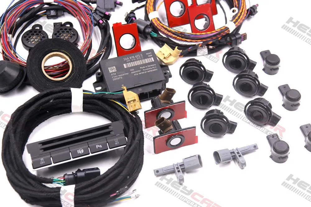 Front &amp Rear Parking Park Assist PLA 2.0 OPS UPGRADE KIT 0K TO 12K For VW Tiguan 5N 3AA 919 475 M/S