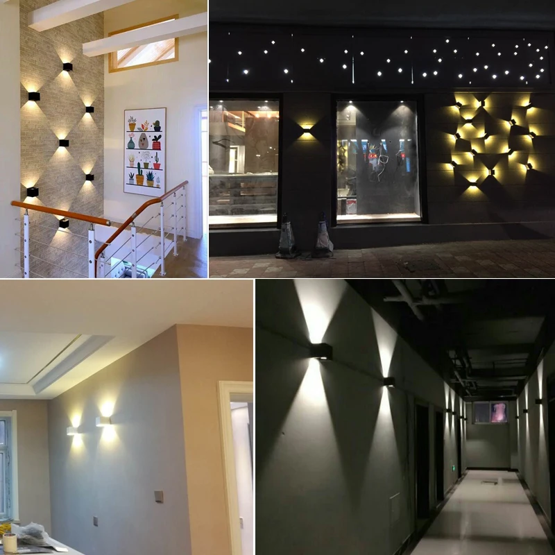 LED настенное бра вверх и вниз современный настенный светильник для гостиной